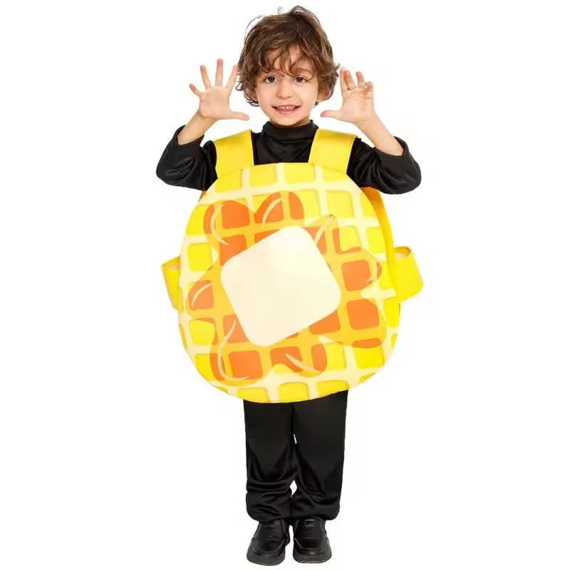 Kids Waffle Costume - Bodysuit Waffle Cosplay