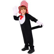 Boys The Cat in the Hat Costume - Suit Set The Cat in the Hat Cosplay