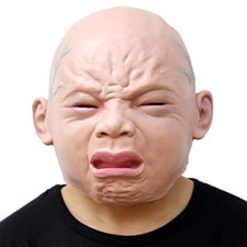 Crying Baby Mask Costume