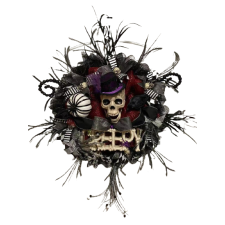 Skull Door Halloween Decoration Set