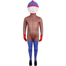South Park Stan Costume - Bodysuit Mask Stan Cosplay