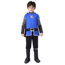 Boys Medieval Knight Costume - Shirt Pants Set Royal Medieval Knight Cosplay