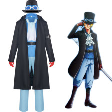 One Piece Sabo Costume - Full Suit Coat Set Sabo Cosplay