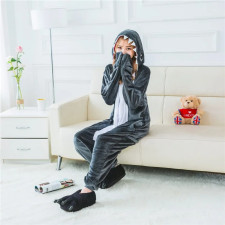 Kids Grey Shark Costume - Onesie Jumpsuit Grey Shark Cosplay