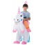 Inflatable Riding Unicorn Costume For Kids