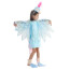Kids Bird Costume - Hat Dress Set Blue Bird Cosplay