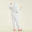 Kids White Cat Costume - Onesie Jumpsuit White Cat Cosplay