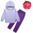 Kids Inside Out Embarrassment Costume - Purple Hoodie Pants Mask Set Embarrassment Cosplay