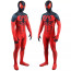 Marvel's Spider-Man Scarlet Spider II Suit Costume - Muscle Bodysuit Mask Set Scarlet Spider II Suit Cosplay