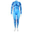 Woman Muscle Suit Costume - Blue Bodysuit Women's Muscle Suit Cosplay