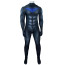 Young Justice Nightwing Costume - Black Bodysuit Nightwing Cosplay
