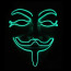 V for Vendetta LED Costume Cosplay Party Mask