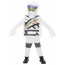 Kids Ninjago Zane Costume - Bodysuit Mask Hat Set White Zane Cosplay