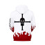 One Pice Portgas D Ace Costume - White Hoodie with Red Flames Portgas D Ace Cosplay