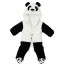 Baby Panda Fleece Lining Costume InCharacter - Onesie Jumpsuit Panda Fleece Lining Cosplay