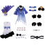 Wuthering Waves Roccia Deluxe Costume - Blue White Dress Full Set Roccia Cosplay