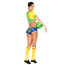 Sexy Football Club Girl Brasil World Cup Cosplay Costume