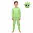 Kids Sprunki Incredibox Lime OWAKCX Costume - Sweater Pants Mask Set Lime Sprunki Cosplay