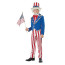 Kids Uncle Sam Costume - Flag Suit Set Uncle Sam Cosplay