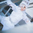 Cells At Work White Blood Cells Costume - Cap Gloves White Blood Cells Cosplay Full Set