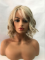 Taylor Swift Wig - Short Blonde Wavy Side Bangs Wig Taylor Swift Cosplay Costume