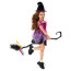 Girls Witch Costume - Purple Dress Hat Set Witch Cosplay