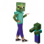 Kids Minecraft Zombie Costume - Mask And Suit Set Zombie Cosplay