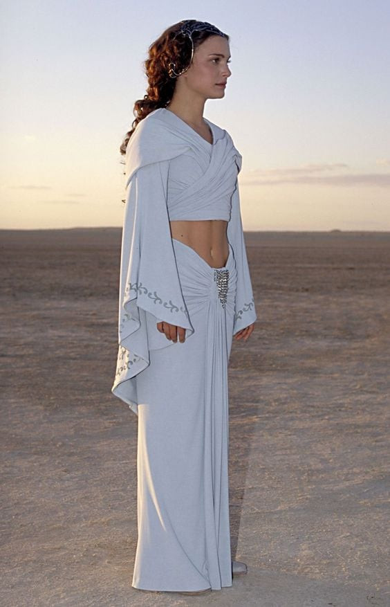 Padme Amidala White Dress Costume