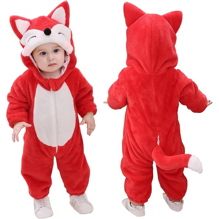 Baby Red Fox Costume - Onesie Jumpsuit Red Fox Cosplay