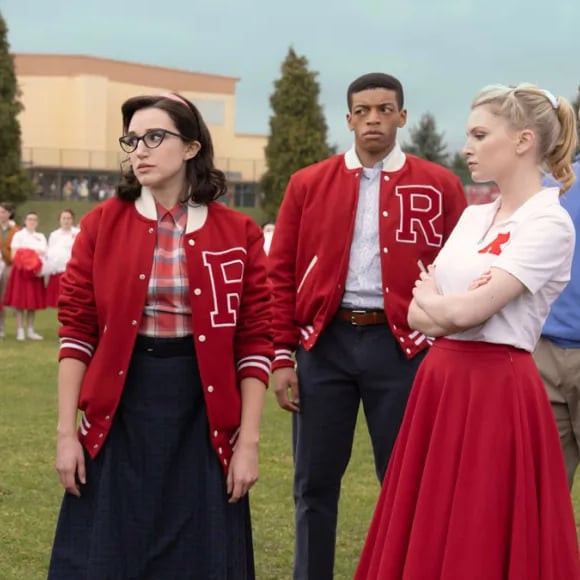 Grease Rise Of The Pink Ladies Costume - Red Jacket Grease Rise Of The Pink Ladies Cosplay