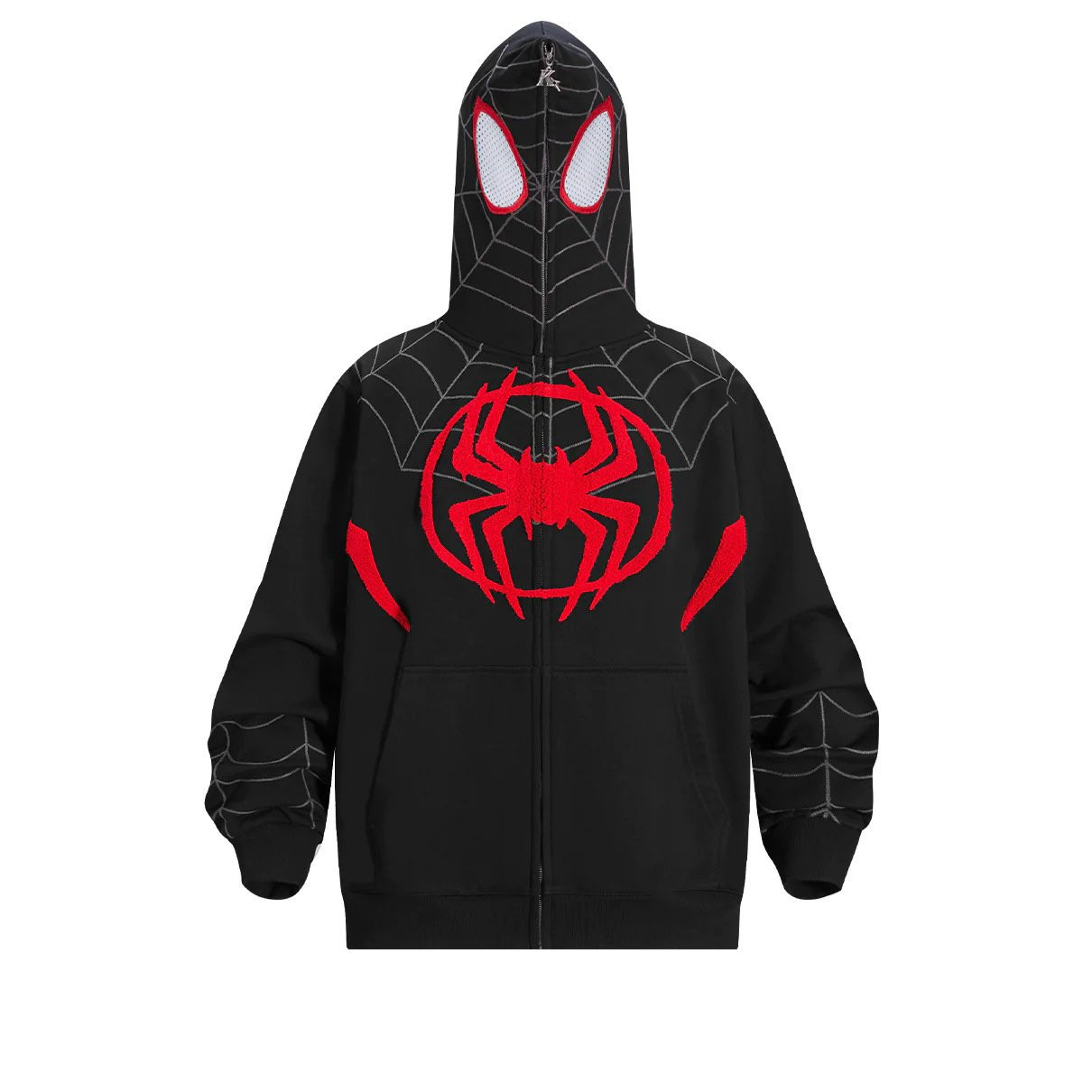 Spider Man Across The Spider Verse Miles Morales Spider Man Costume - Hoodie Miles Morales Spider Man Cosplay