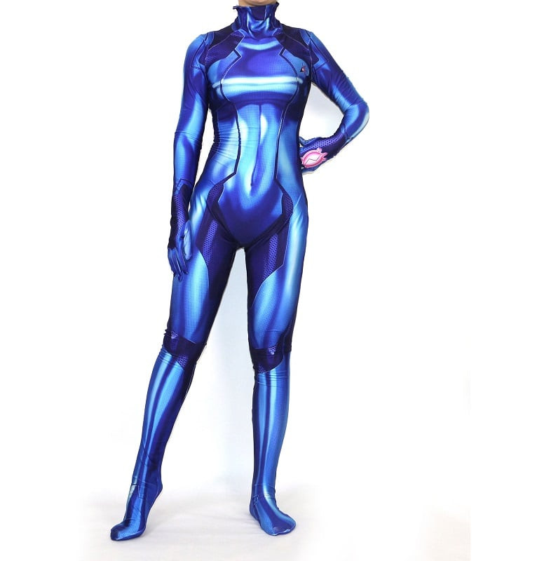 Samus Aran Zero Suit Cosplay Costume