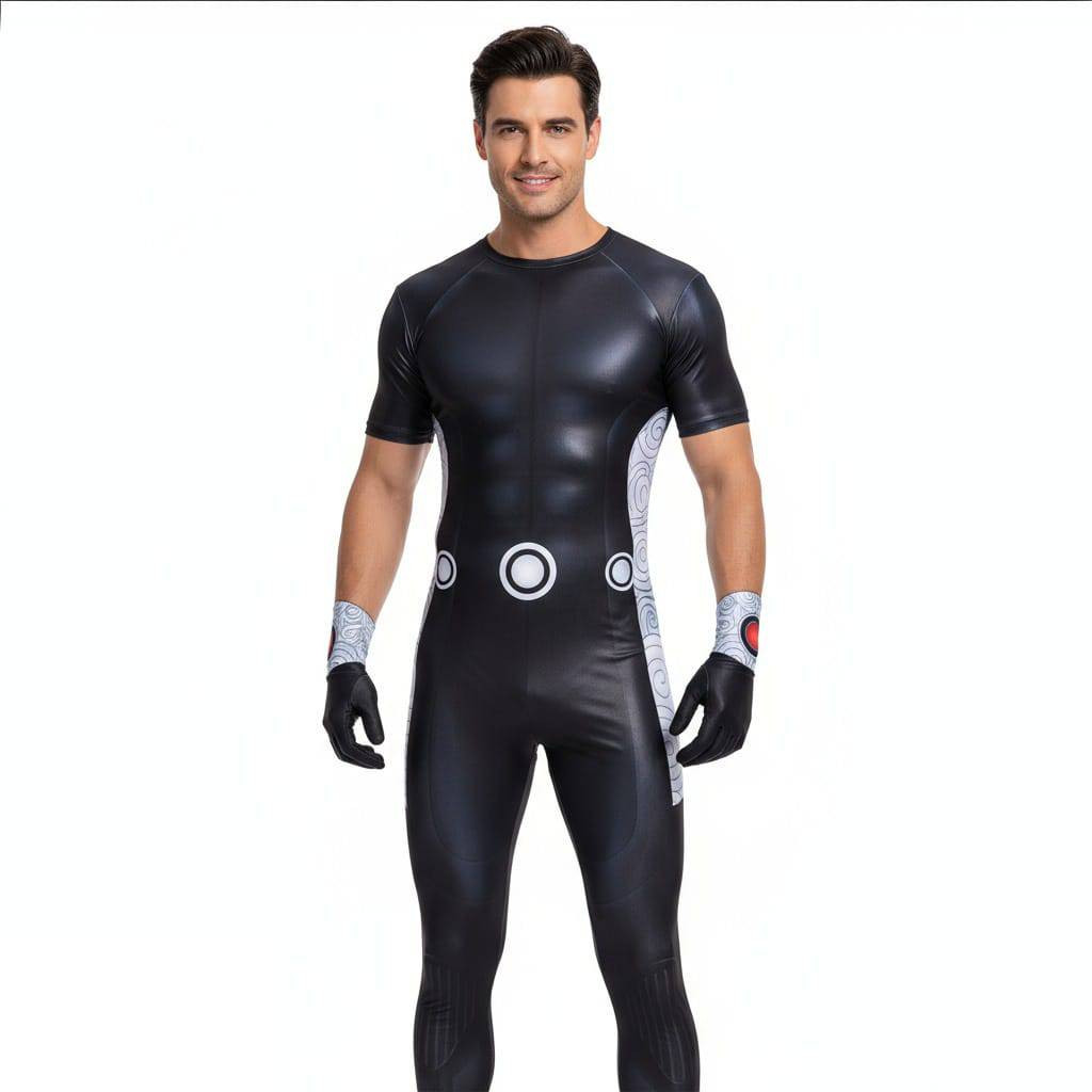 Young Avengers Billy Wiccan Costume - Black Bodysuit Wiccan Cosplay