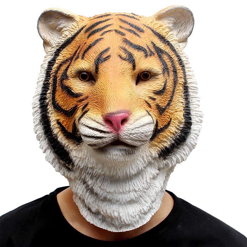 Tiger Animal Mask Prop - Animal Tiger Cosplay Costume Mask