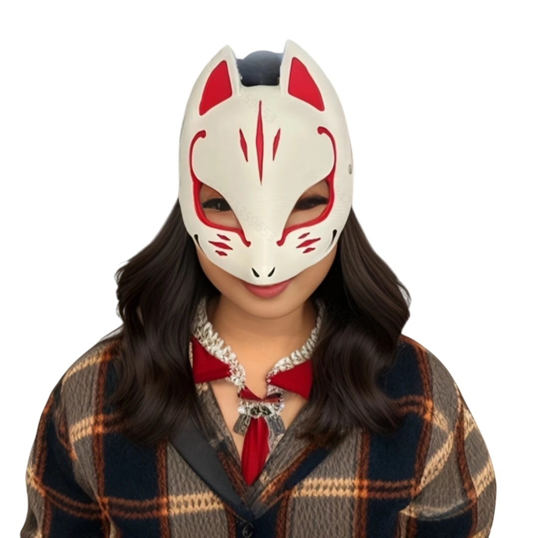 Persona 5 Royal Yusuke Kitagawa Kitsune Mask Prop - Yusuke Kitagawa Fox Cosplay Costume Mask