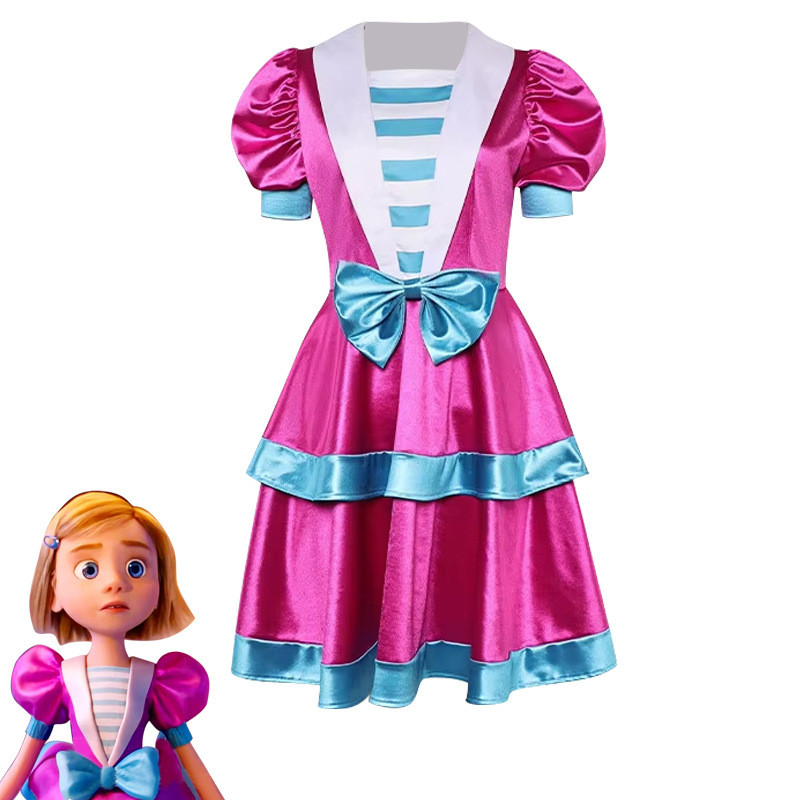 Inside Out Riley Andersen Costume - Pink Dress Riley Andersen Cosplay