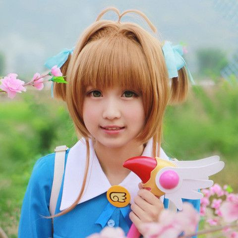Cardcaptor Sakura Wig - Sakura Cosplay Costume Wig Prop