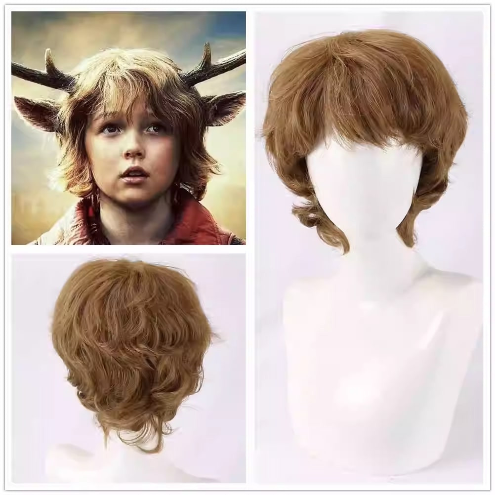 Sweet Tooth Gus Wig - Gus Sweet Tooth Costume Wig Prop