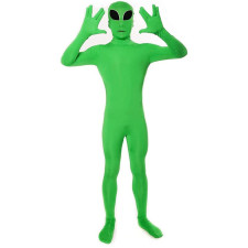 Alien Costume - Green Bodysuit Alien Cosplay
