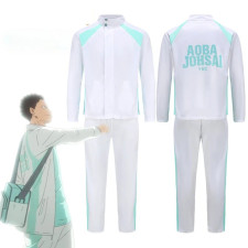 Haikyuu Aoba Johsai Academy Costume - White Jacket Set Aoba Johsai Academy Cosplay