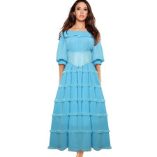 The Little Mermaid Movie 2023 Ariel Costume - Blue Dress Ariel Cosplay