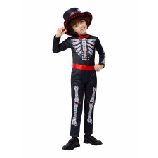 Boys Day of the Dead Skeleton Costume - Jumpsuit Day of the Dead Cosplay