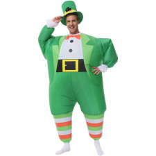 St. Patrick's Day Leprechaun Inflatable Costume - St. Patrick's Day Leprechaun Cosplay