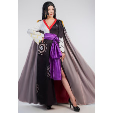 One Piece Boa Hancock Costume - Black Kimono Boa Hancock Cosplay
