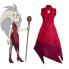 The Owl House Edalyn Clawthorne Costume - Red Dress Edalyn Cosplay