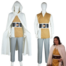 Star Wars The Acolyte Sol Costume - Shirt Pants White Cloak Jedi Sol Cosplay