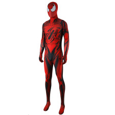Spider-Man: Across the Spider-Verse Scarlet Spider Costume - Red Black Full Suit Mask Set Scarlet Spider Cosplay