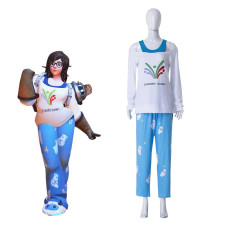 Overwatch Mei-Ling Zhou Costume - Pajama Set Mei-Ling Zhou Cosplay