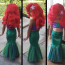 Girls Ariel Mermaid Dress Costume