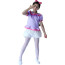 Girls Daisy Duck Cosplay Costume